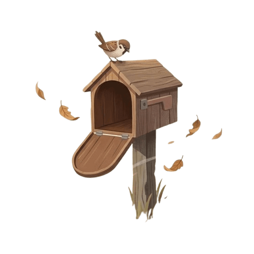 Afternote mailbox illustration